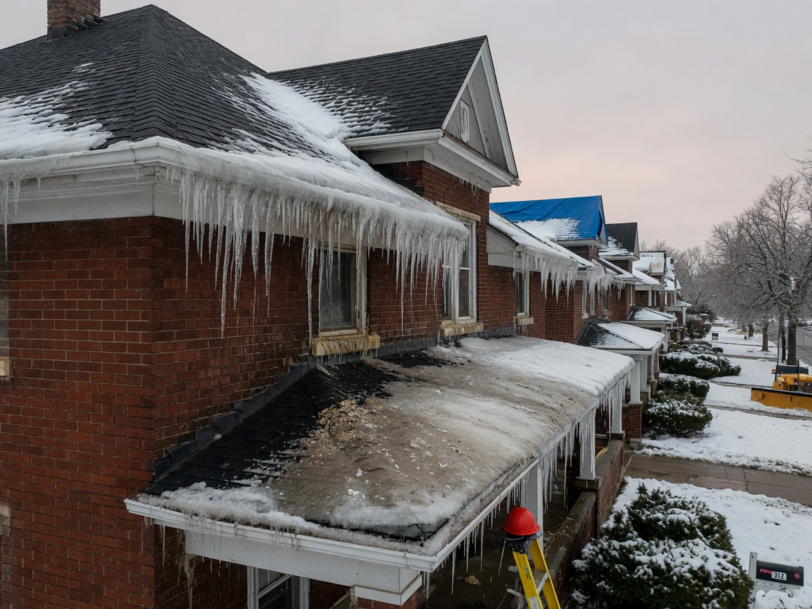 Ice Dams After South Bend's January Snow: Why Roofs Leak at the Eaves